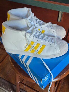 Adidas Pro Model White Wonder Glow Sneaker Size 10